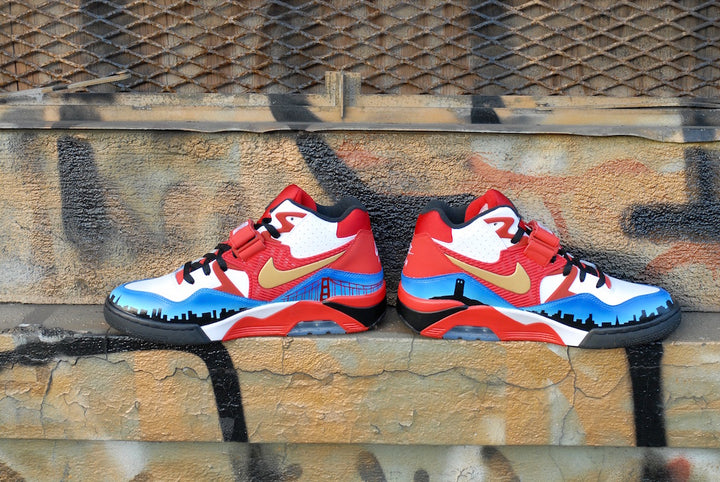 San Francisco Nike Air Force 180 Custom Shoes
