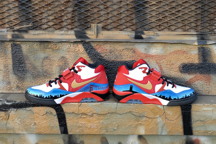 San Francisco Nike Air Force 180 Custom Shoes