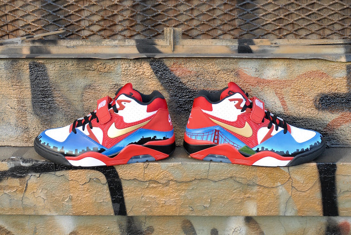 San Francisco Nike Air Force 180 Custom Shoes