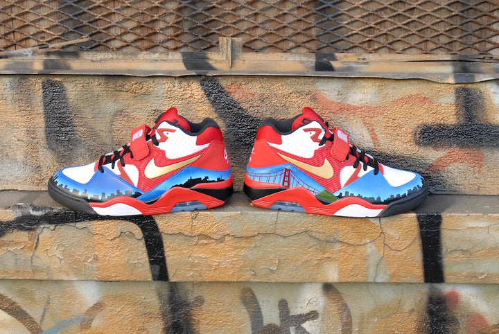 San Francisco Nike Air Force 180 Custom Shoes