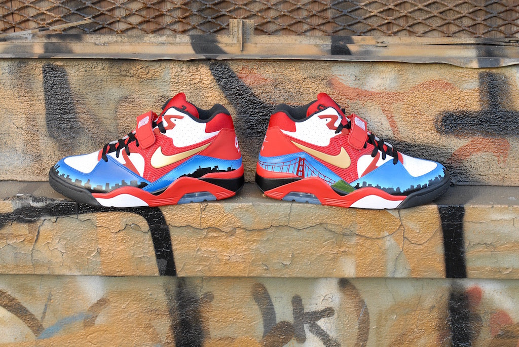 San Francisco Nike Air Force 180 Custom Shoes