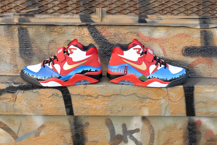 San Francisco Nike Air Force 180 Custom Shoes