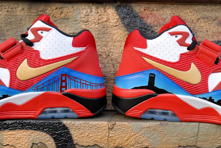 San Francisco Nike Air Force 180 Custom Shoes