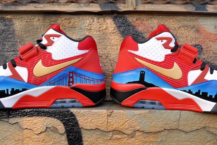 San Francisco Nike Air Force 180 Custom Shoes