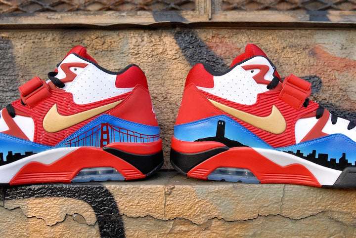 San Francisco Nike Air Force 180 Custom Shoes