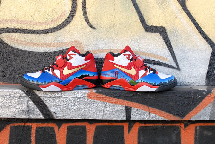San Francisco Nike Air Force 180 Custom Shoes