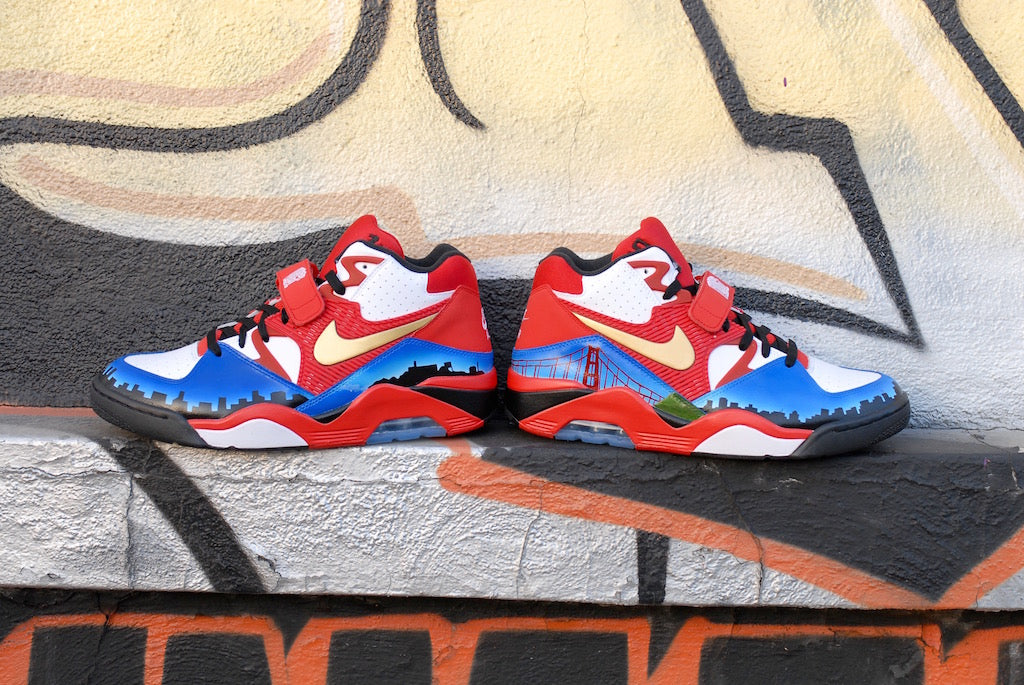San Francisco Nike Air Force 180 Custom Shoes