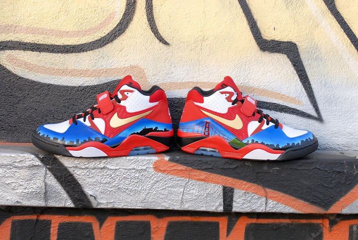 San Francisco Nike Air Force 180 Custom Shoes