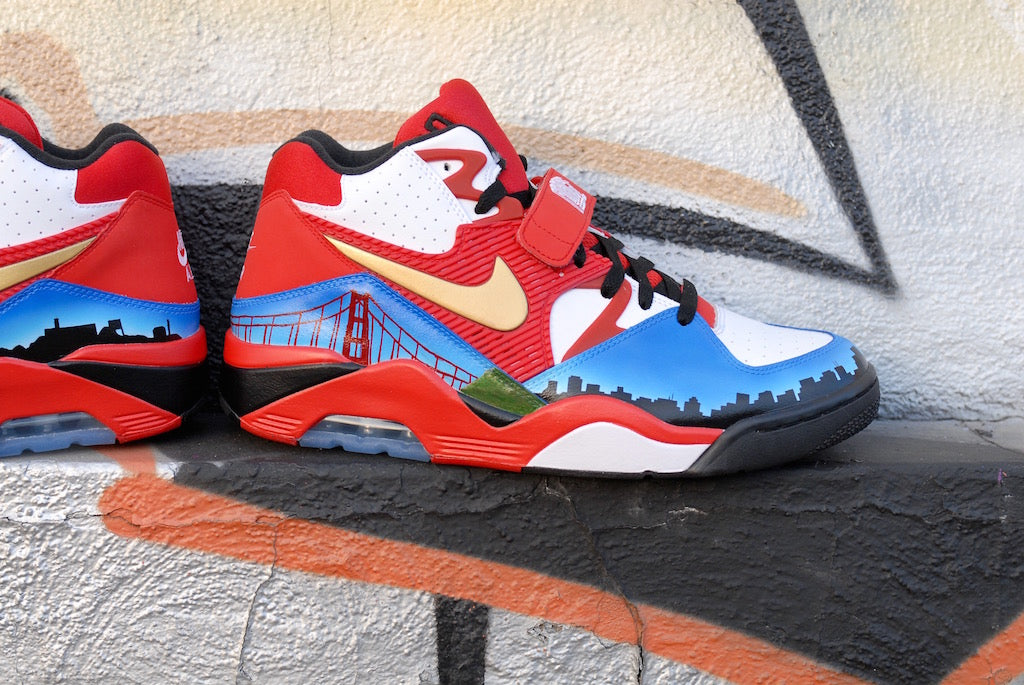 San Francisco Nike Air Force 180 Custom Shoes