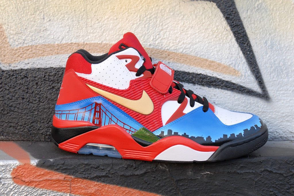 San Francisco Nike Air Force 180 Custom Shoes