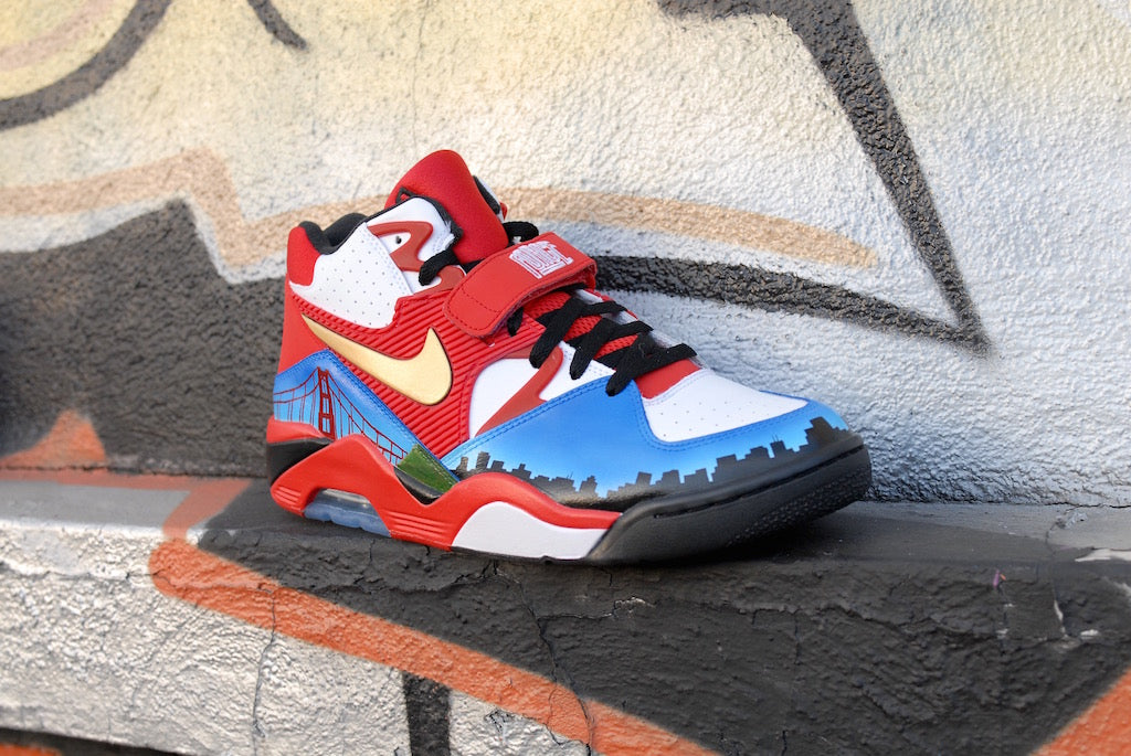 San Francisco Nike Air Force 180 Custom Shoes