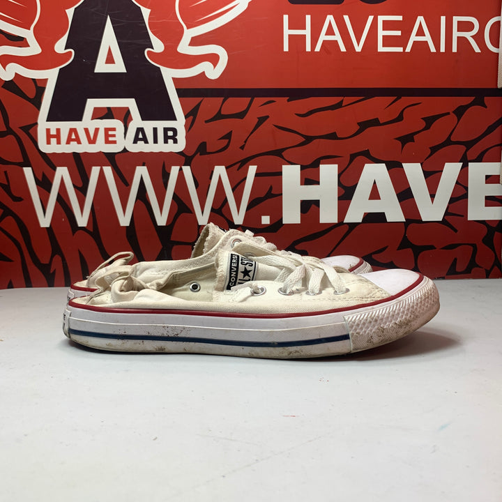 Converse Chuck Taylor All Star Shoreline Slip On Optical White Womens Size 9 Worn