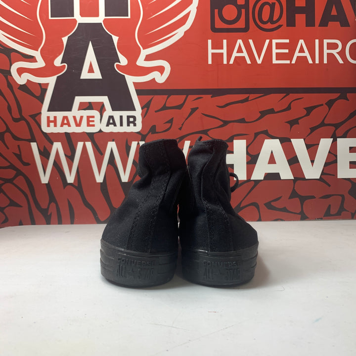 Converse Chuck Taylor All Star Classic High All Black  Size Mens 5.5/Womens 7.5 Worn