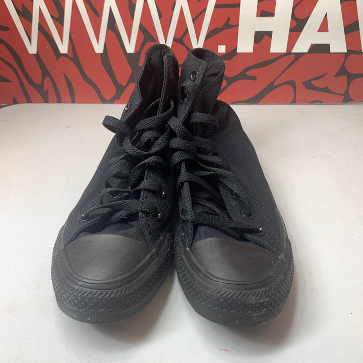 Converse Chuck Taylor All Star Classic High All Black  Size Mens 5.5/Womens 7.5 Worn