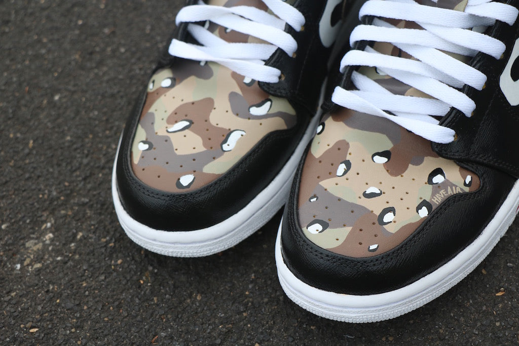 シュプリーム‼️ポスター‼️カスタム‼️ジョーダン‼️ Supreme Nike Jordan 1 Custom Shoes – HaveAir