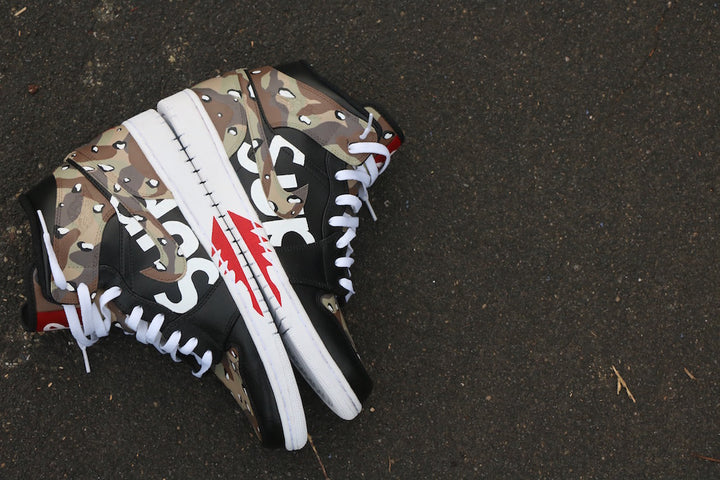 Supreme Nike Jordan 1 Custom Shoes