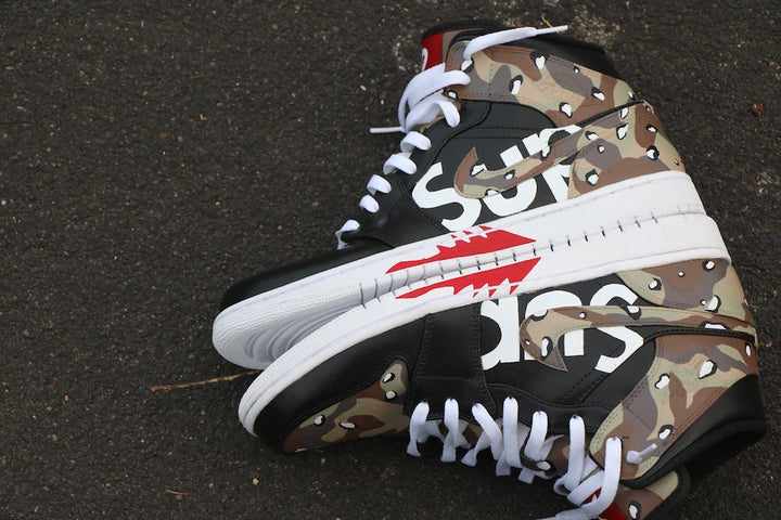 Supreme Nike Jordan 1 Custom Shoes