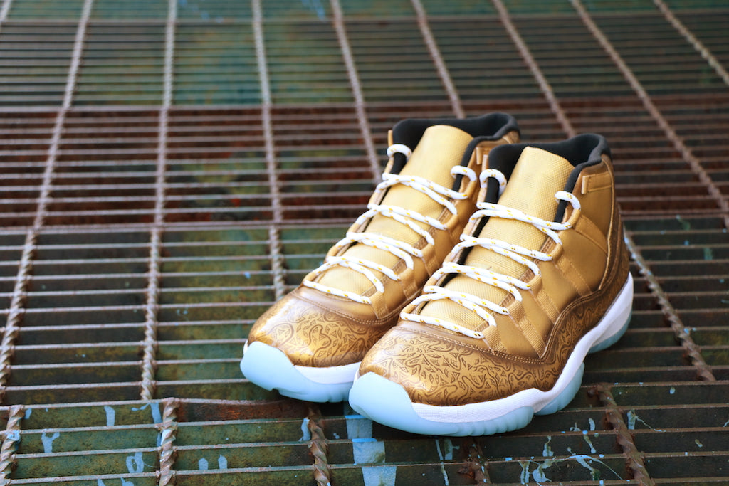 Ace of Spades Jordan 11 Custom Hand Painted Shoes