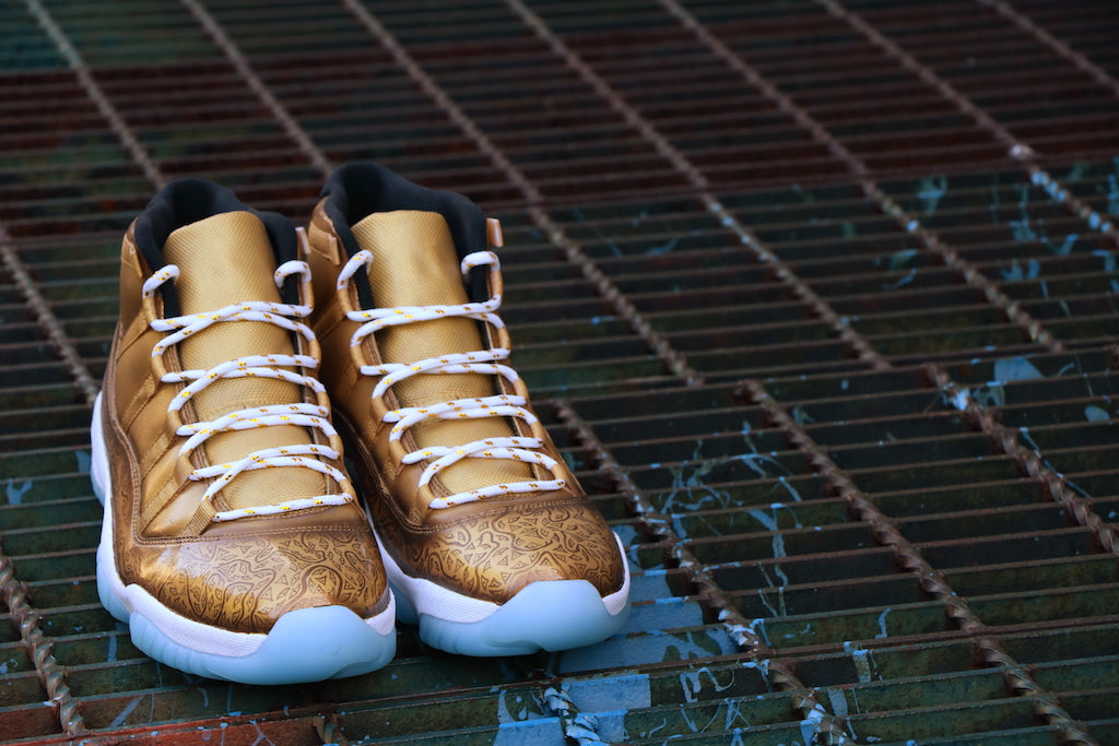 Ace of Spades Jordan 11 Custom Hand Painted Shoes