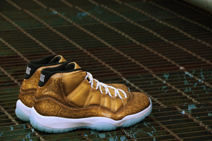 Ace of Spades Jordan 11 Custom Hand Painted Shoes