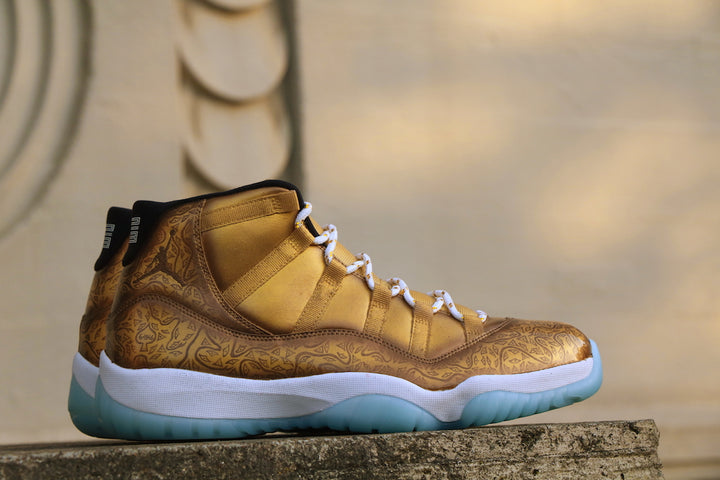 Ace of Spades Jordan 11 Custom Hand Painted Shoes