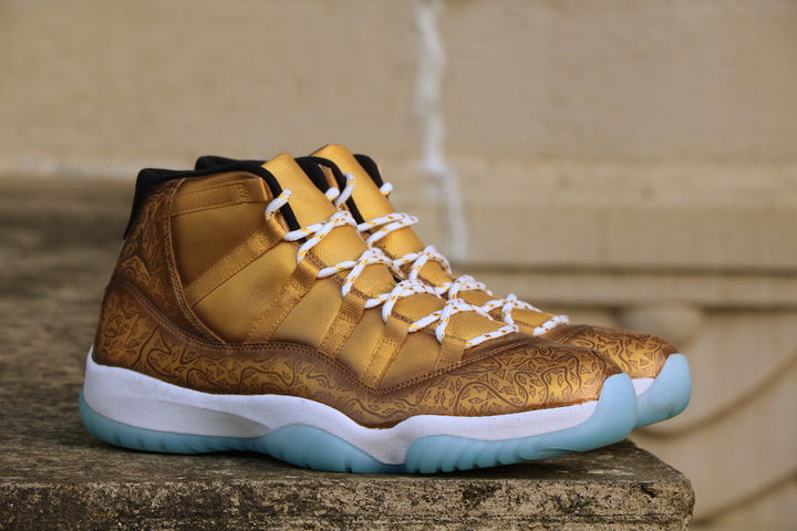 Ace of Spades Jordan 11 Custom Hand Painted Shoes