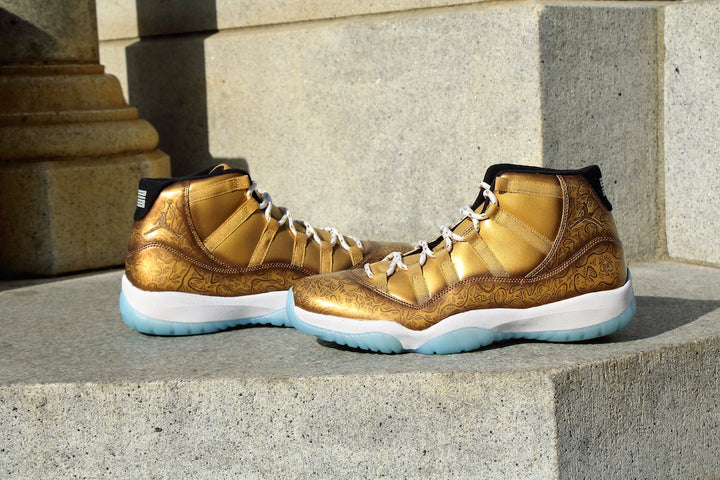 Ace of Spades Jordan 11 Custom Hand Painted Shoes