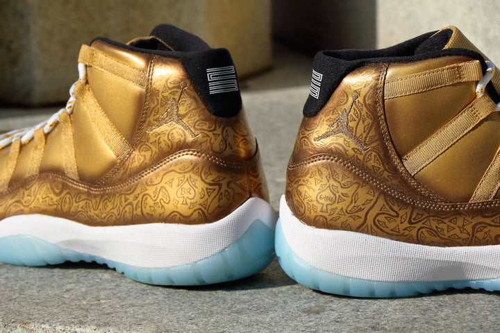 Ace of Spades Jordan 11 Custom Hand Painted Shoes