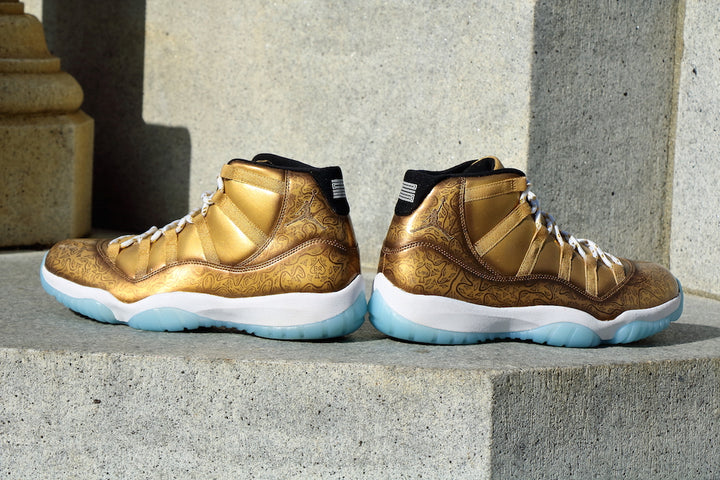 Ace of Spades Jordan 11 Custom Hand Painted Shoes