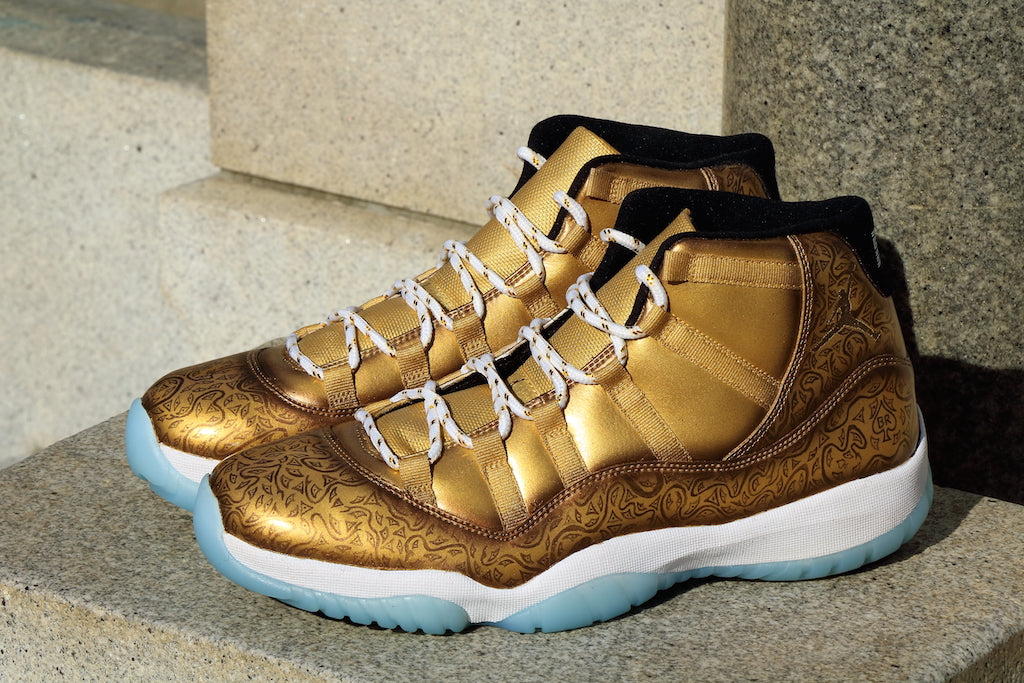 Ace of Spades Jordan 11 Custom Hand Painted Shoes