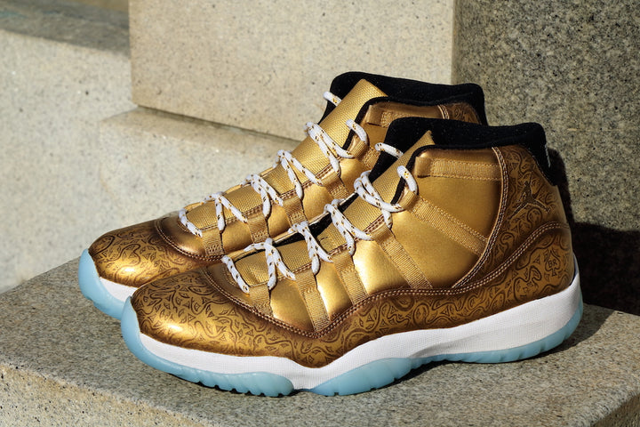 Ace of Spades Jordan 11 Custom Hand Painted Shoes