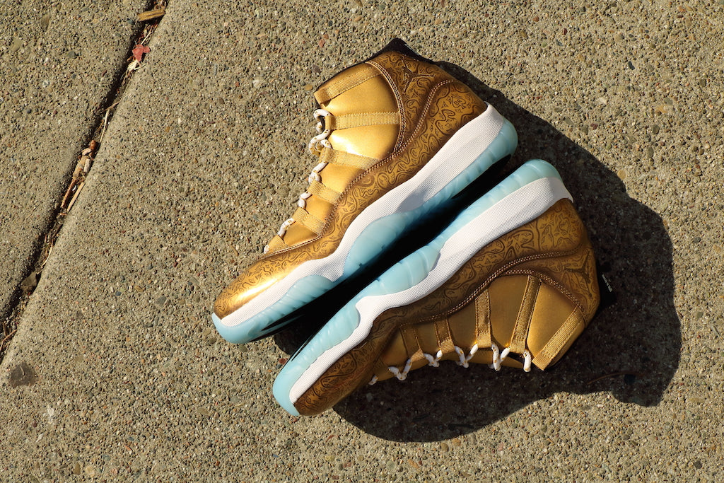 Ace of Spades Jordan 11 Custom Hand Painted Shoes