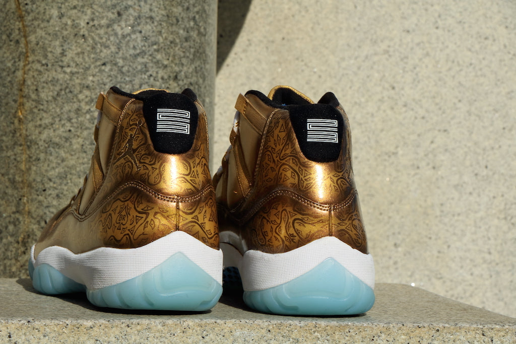 Ace of Spades Jordan 11 Custom Hand Painted Shoes