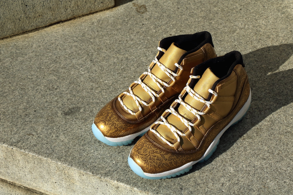 Ace of Spades Jordan 11 Custom Hand Painted Shoes