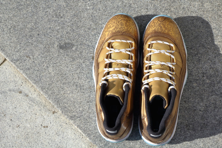 Ace of Spades Jordan 11 Custom Hand Painted Shoes