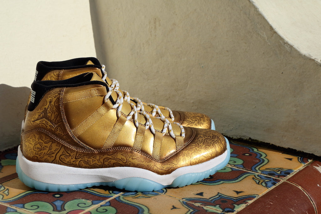 Ace of Spades Jordan 11 Custom Hand Painted Shoes
