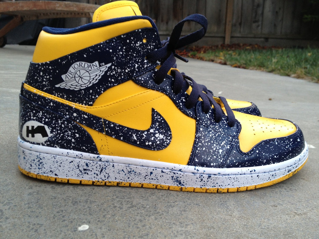 Warriors Ground Nike Air Jordan 1 Custom Shoes