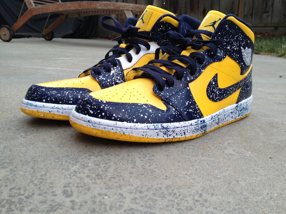 Warriors Ground Nike Air Jordan 1 Custom Shoes