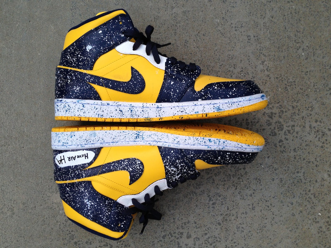 Warriors Ground Nike Air Jordan 1 Custom Shoes
