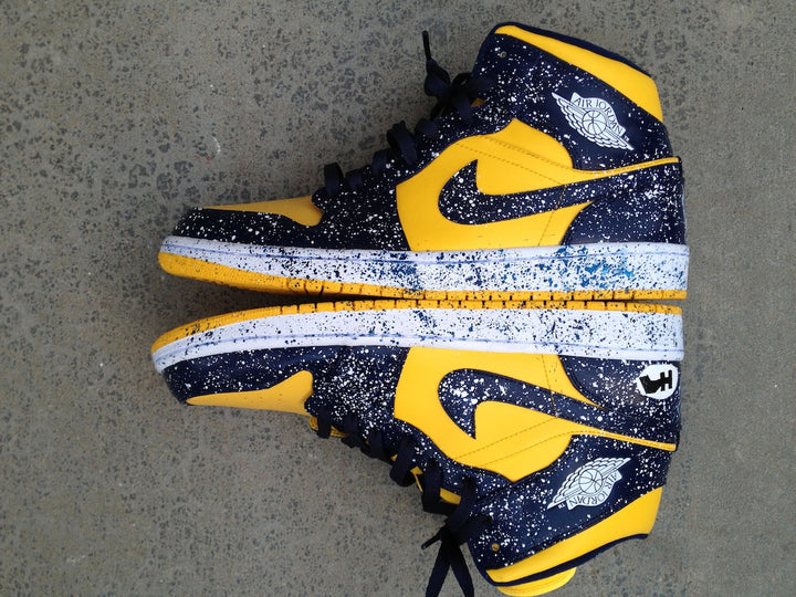 Warriors Ground Nike Air Jordan 1 Custom Shoes