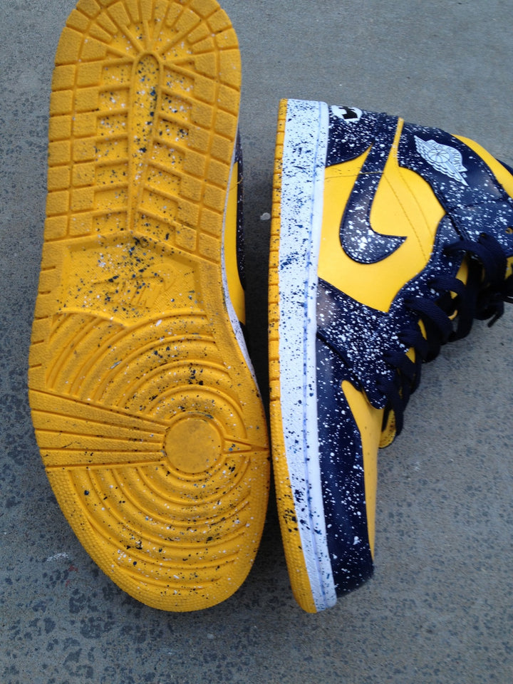 Warriors Ground Nike Air Jordan 1 Custom Shoes