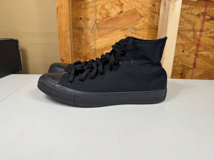 Converse Chuck Taylor All Star Classic High Top Black Monochrome  Size Men's 11/Women's 13 Lightly Worn M3310