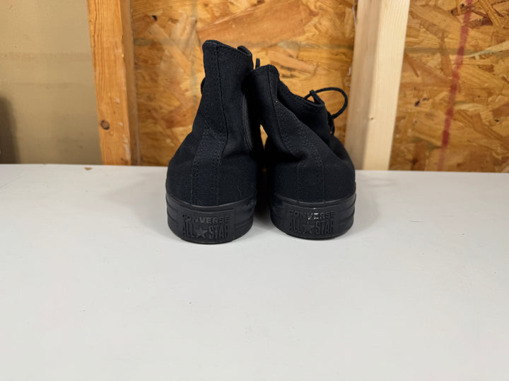 Converse Chuck Taylor All Star Classic High Top Black Monochrome  Size Men's 11/Women's 13 Lightly Worn M3310