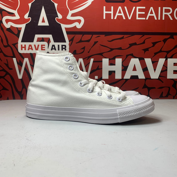 Converse Chuck Taylor All Star Classic High All White Size Mens 7/Womens 9 New