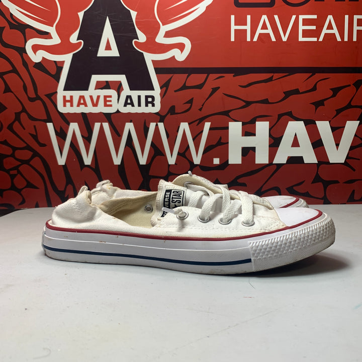 Converse Chuck Taylor All Star Shoreline Slip On Optical White Womens Size 8 Worn