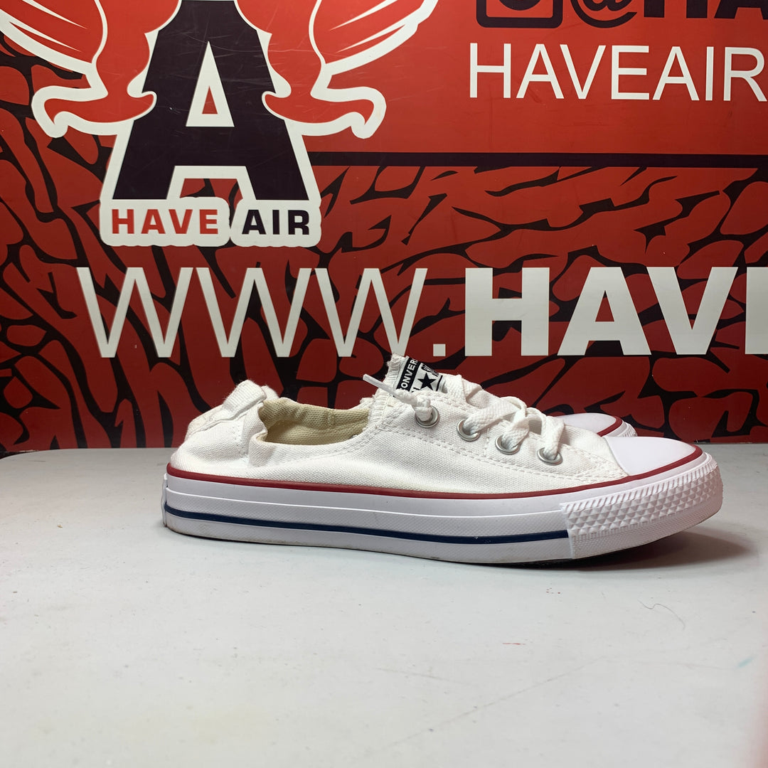 Converse Chuck Taylor All Star Shoreline Slip On Optical White Womens Size 8 Lightly Worn