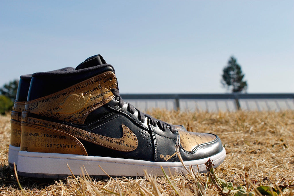 OVO Nike Air Jordan 1 Custom Shoes