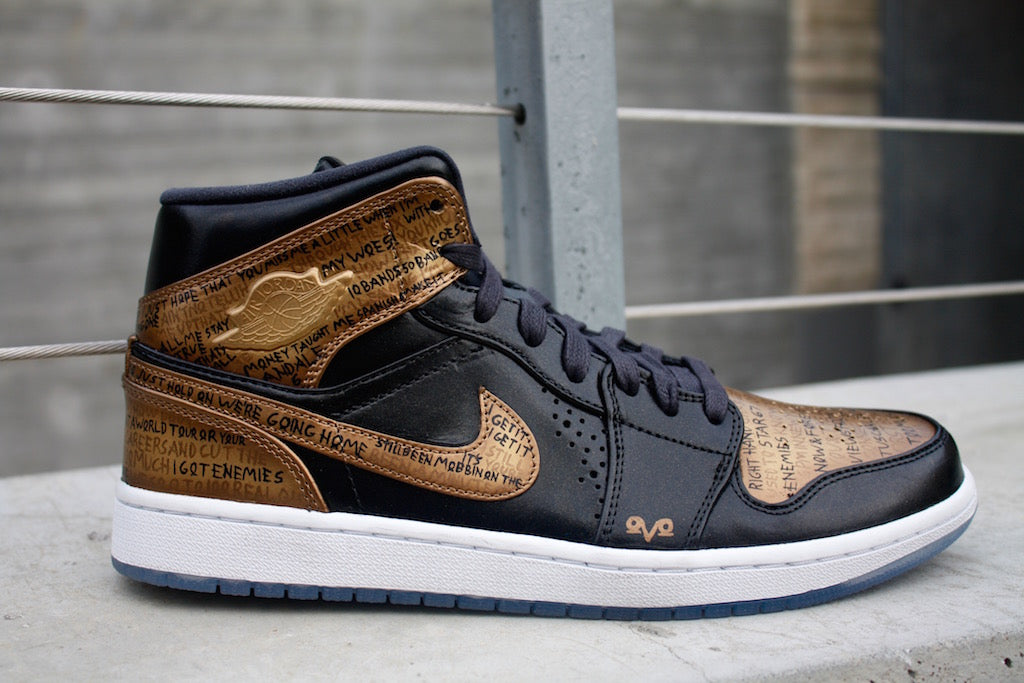 OVO Nike Air Jordan 1 Custom Shoes