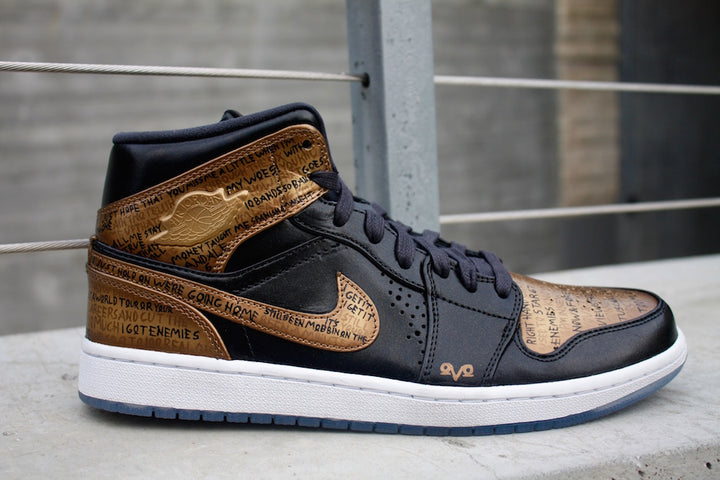OVO Nike Air Jordan 1 Custom Shoes