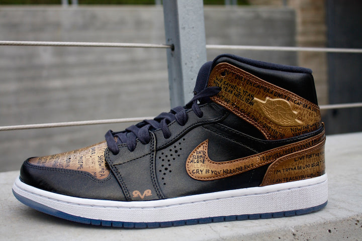 OVO Nike Air Jordan 1 Custom Shoes